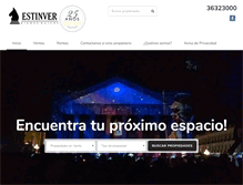 Tablet Screenshot of estinver.com.mx